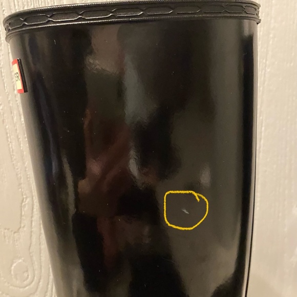 Hunter Tall Black Boots with Boot Socks - Picture 9 of 9